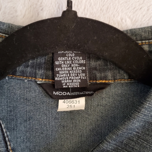 Victoria’s Secret Vintage Denim dress size 12 By Moda International - Picture 4 of 8